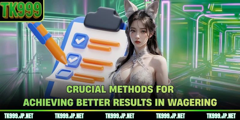 Crucial methods for achieving better results in wagering