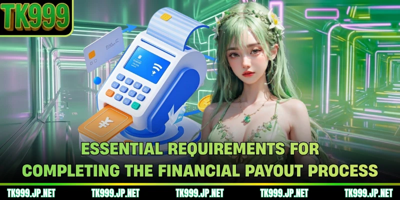 Essential requirements for completing the financial payout process