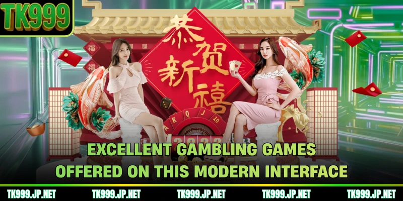 Excellent gambling games offered on this modern interface