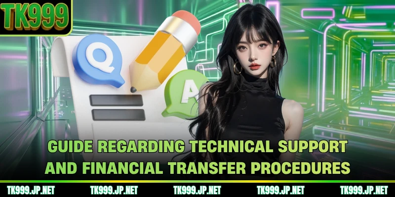 Guide regarding technical support and financial transfer procedures