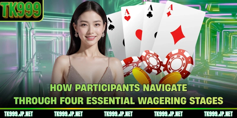 How participants navigate through four essential wagering stages
