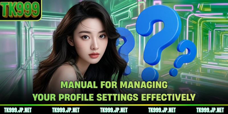 Manual for managing your profile settings effectively