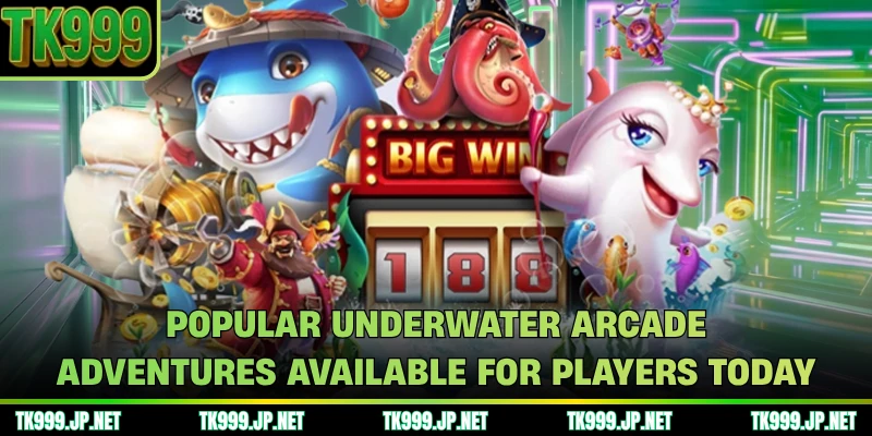 Popular underwater arcade adventures available for players today