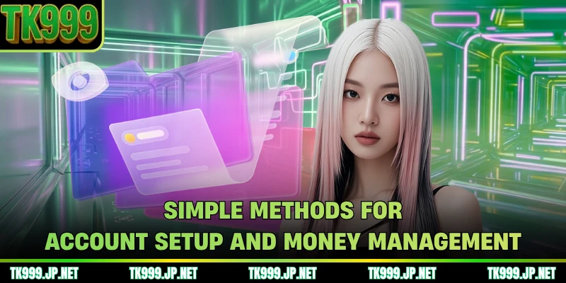 Simple methods for account setup and money management