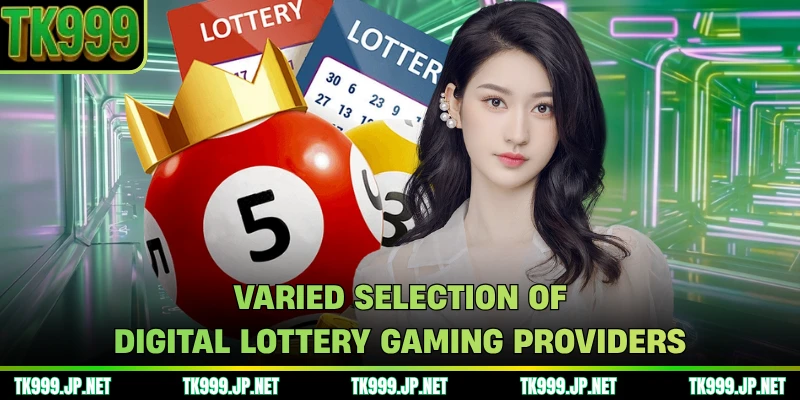 Varied selection of digital lottery gaming providers